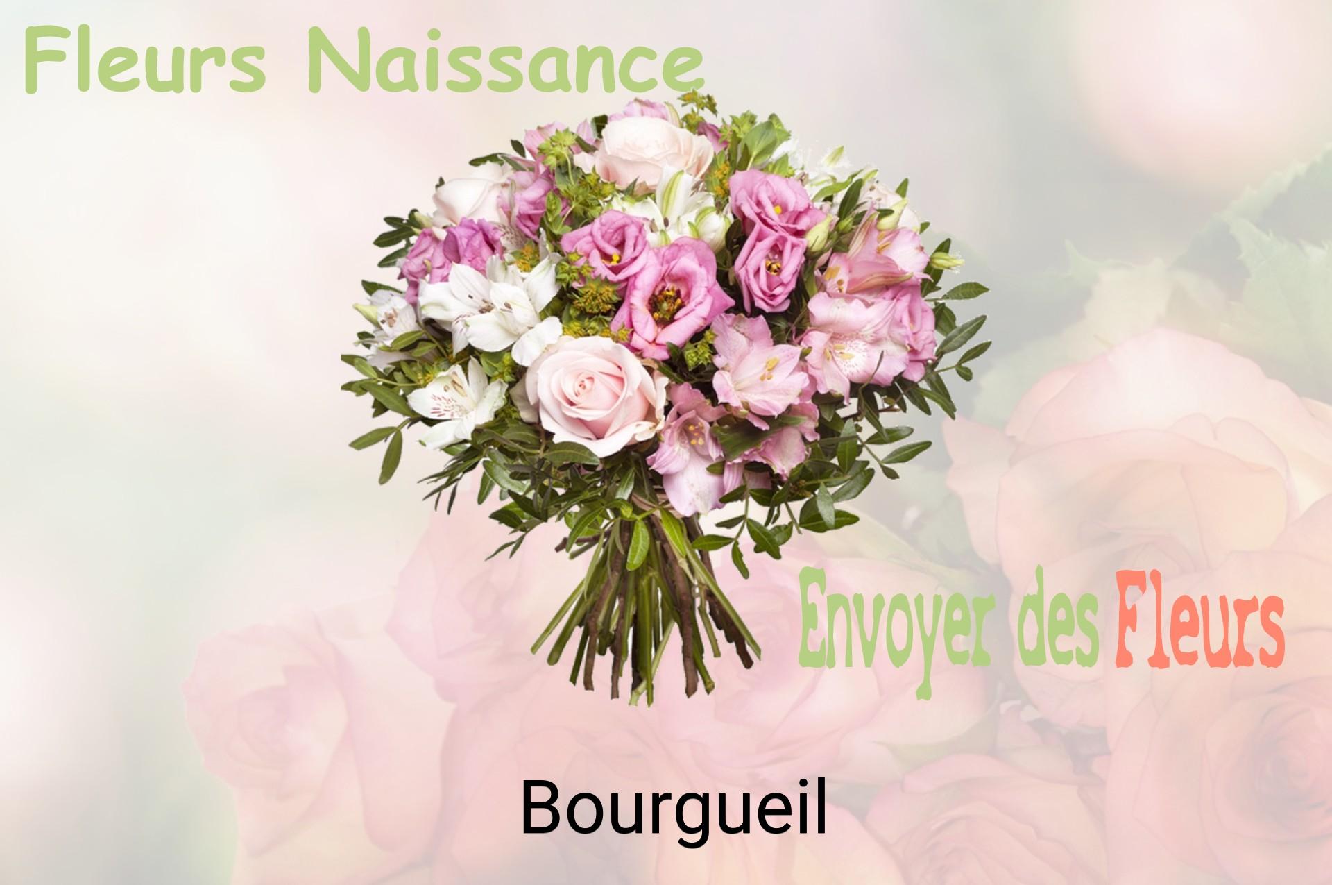 Bouquet de fleurs de naissance livré à Bourgueil